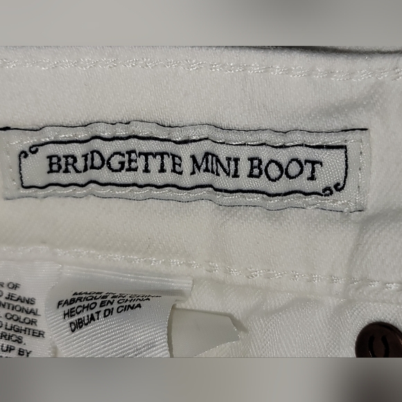 Lucky Brand Bridgette High-Rise Cropped Mini Boot Denim Women's Size 2 - Picture 11 of 14